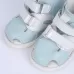 Сандалии для детей антиварусные бирюзово-белые с закрытым носком 210 AV (202-J) Ortofoot