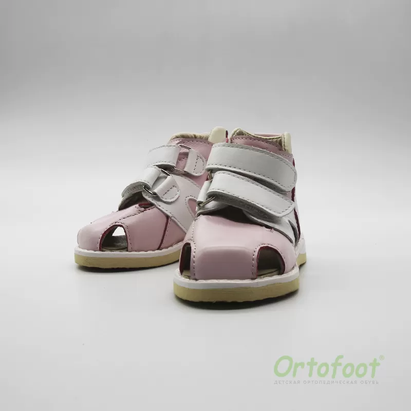 Дитячі босоніжки ортопедичні антиварусні 202 Eva Ortofoot світло-рожевого кольору