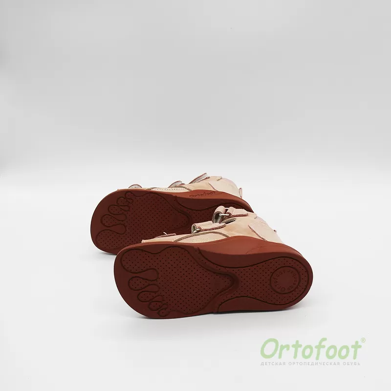 Дитячі ортопедичні босоніжки рожево-персикові 120 OrtoActive-S Ortofoot