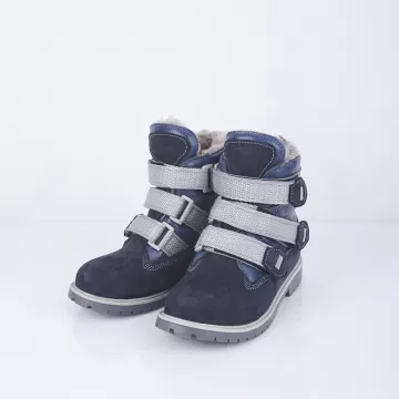 Ботинки детские ортопедические Ortofoot 920 AT темно-синие зимние