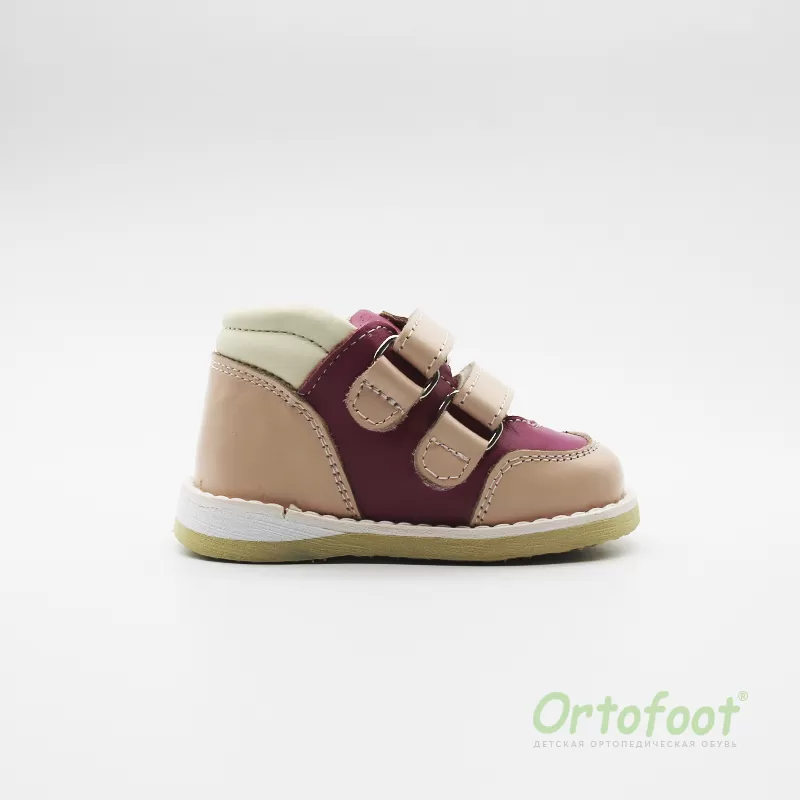 Дитячі ортопедичні кросівки антиварусні 402 Eva Rabbit Ortofoot рожевого кольору