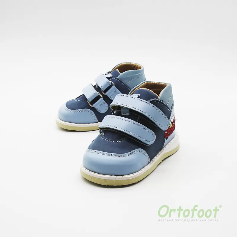 Дитячі ортопедичні кросівки антиварусні 402 Eva Mac Ortofoot блакитного кольору