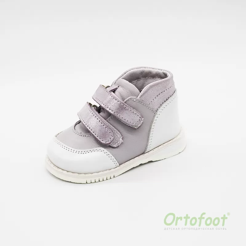 Ортопедичні кросівки для дітей 210-J біло-рожеві Ortofoot