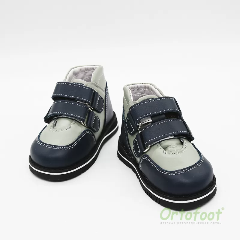 Дитячі ортопедичні антиварусні кросівки 410-J Av Olive оливкового кольору Ortofoot