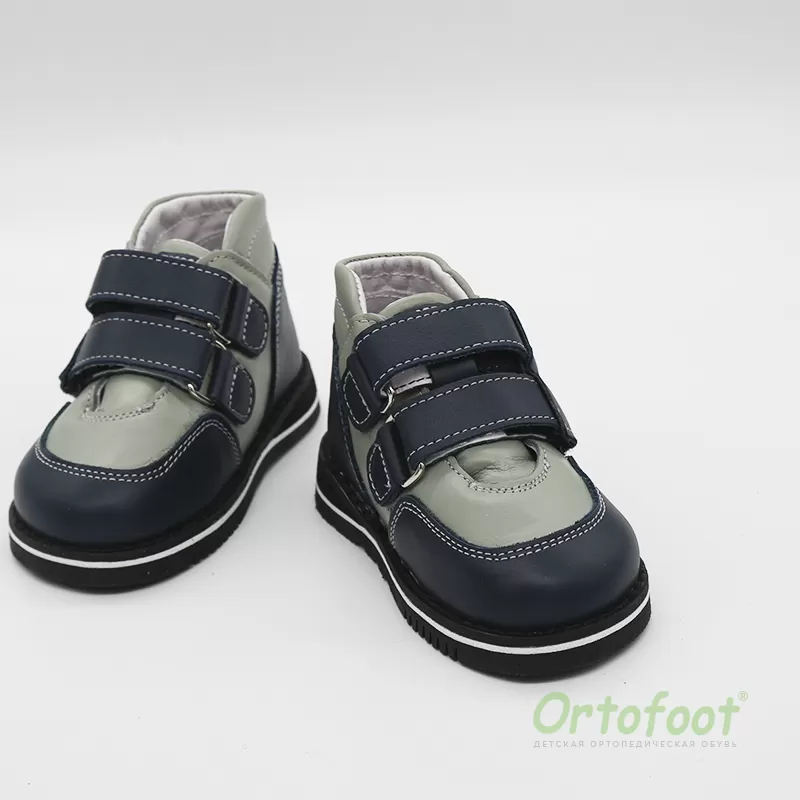 Кроссовки ортопедические для детей 210-J Ortofoot оливкового цвета