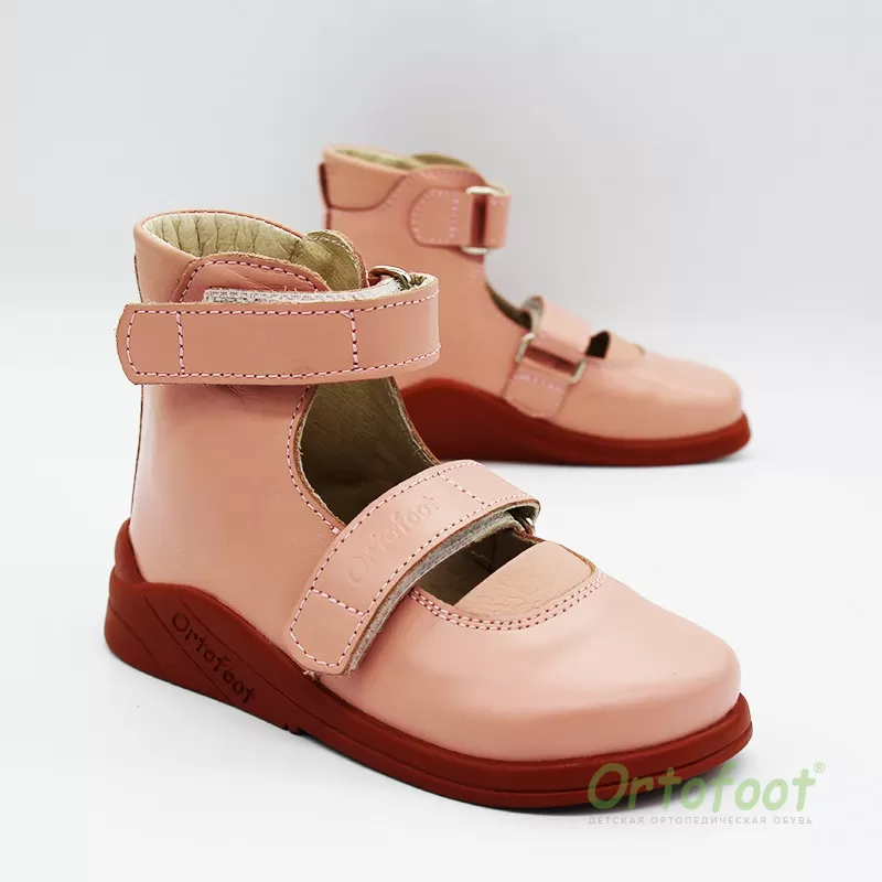 Туфлі дитячі ортопедичні Ortofoot OrtoStabil рожевого кольору 320