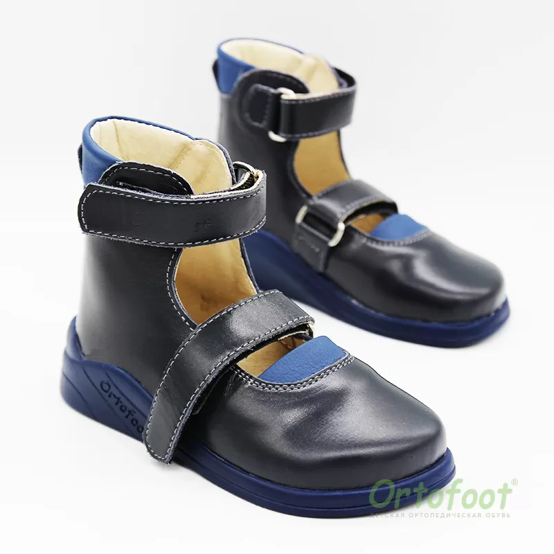 Туфлі дитячі ортопедичні Ortofoot OrtoStabil 320 синього кольору