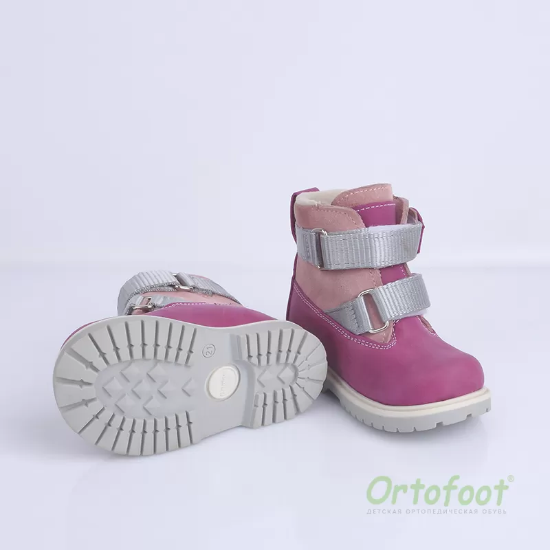 Отропедичні черевики для дітей Ortofoot® OrtoSpring 720TA малинові
