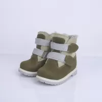 Ботинки ортопедические для детей Ortofoot 920AT зимние темно-зеленого цвета