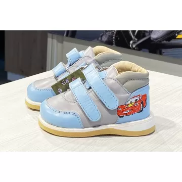 Анатомічні кросівки для дітей Ortofoot BabyCross синьо-сірі