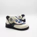 Детские кроссовки ортопедические с низким задником 410 BOA Ortofoot сине-белого цвета