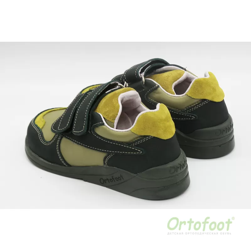 Кросівки дитячі ортопедичні OrtoCrossActive 410А оливково-зелені