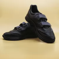 Взрослые кроссовки ортопедические OrtoStyleActive Ortofoot черные с кожаной подкладкой 