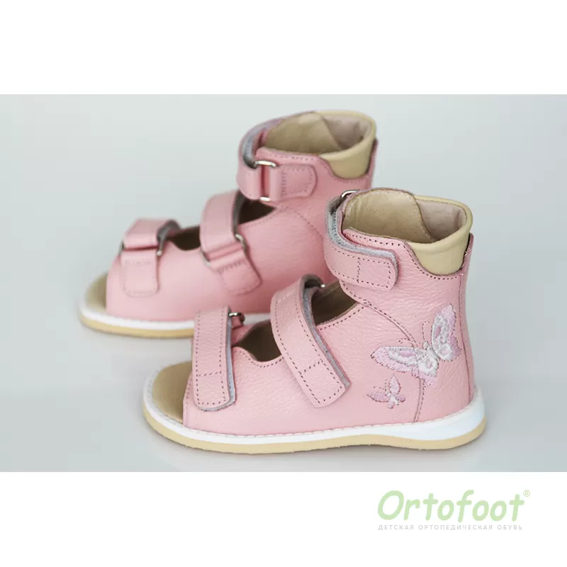 Босоножки  детские ортопедические Оrtofoot  OrtoBasic розовые 