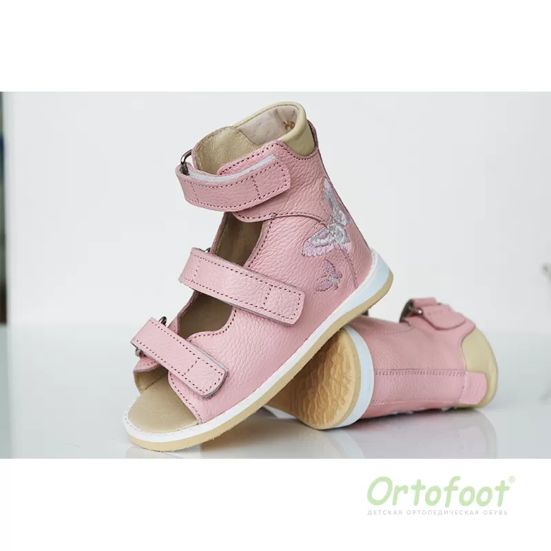 Босоножки  детские ортопедические Оrtofoot  OrtoBasic розовые 